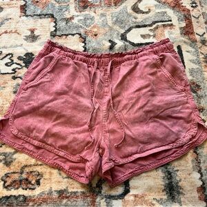 American Eagle Pink Shorts Soft Elastic Waist